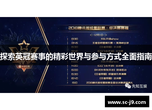 探索英冠赛事的精彩世界与参与方式全面指南